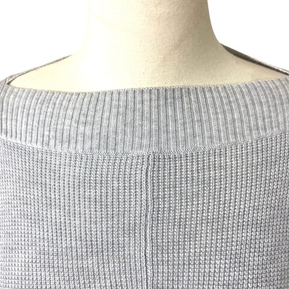 Lululemon Forward Flow Cape Wrap Poncho Cashmere Blend Silver Gray One Size - Picture 4 of 11